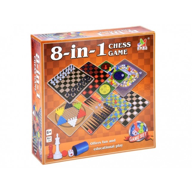 Stalo žaidimų rinkinys 8in1