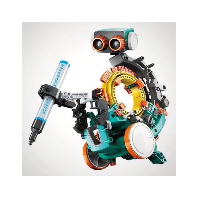 Mechaninis kodavimo konstruktorius "Robotas 5in1"