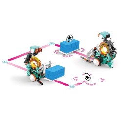 Mechaninis kodavimo konstruktorius "Robotas 5in1"