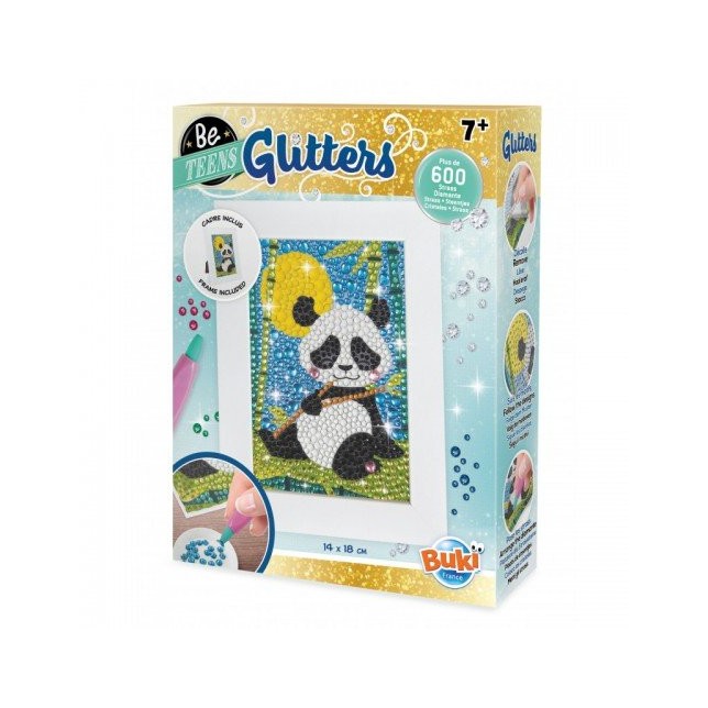 Kūrybinis blizgučių rinkinys "Panda"