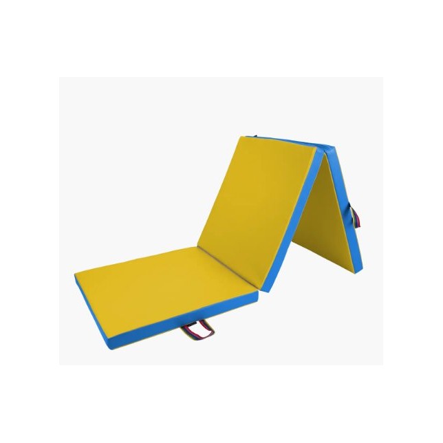 Trijų dalių gimnastikos čiužinys 195 x 85 x 5 cm