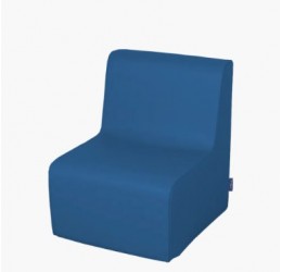 Minkštas vaikiškas fotelis su PVC danga
