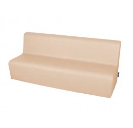 Didelė trivietė sofa su PVC danga