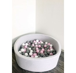 Kamuoliukų baseinas 90 cm, 300 vnt kamuoliukų