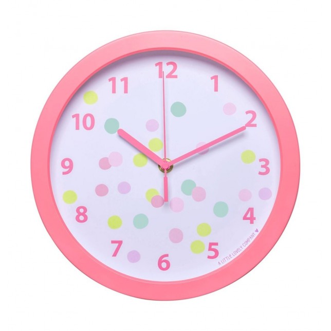 Laikrodis su konfeti