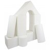 Minkštų kaladėlių komplektas "Building block" / 11 vnt.