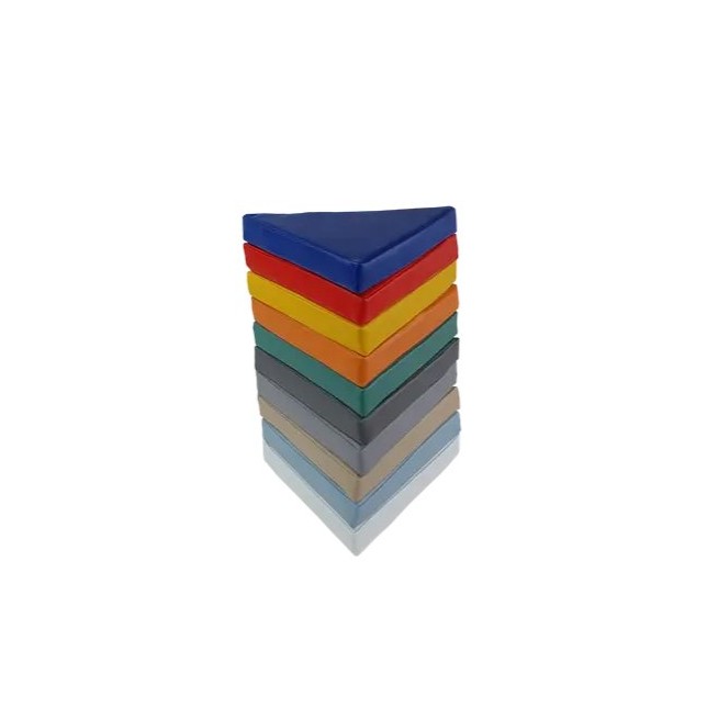 Trikampių grindų pagalvėlių rinkinys 40x5 cm (10vnt.)