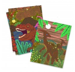 Djeco kūrybinis braižymo rinkinys "Dinozaurai"