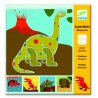 Djeco Trafaretų rinkinys "Dinozaurai"