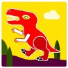 Djeco Trafaretų rinkinys "Dinozaurai"