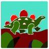 Djeco Trafaretų rinkinys "Dinozaurai"
