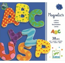 Didelės magnetinės raidės (38 magnetukai)