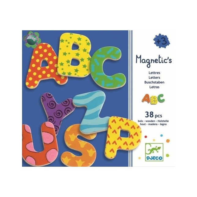 Didelės magnetinės raidės (38 magnetukai)