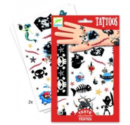 Djeco vaikiškos tatuiruotės "Piratai"