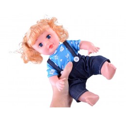 Lėlytė su pliušiniu šuneliu "Baby"