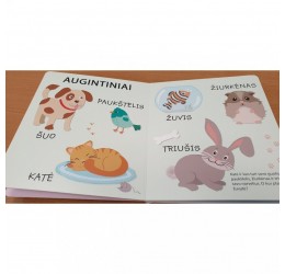 Knygutė "Mažieji žingsneliai. Gyvūnai"