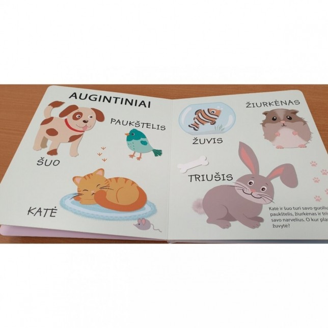 Knygutė "Mažieji žingsneliai. Gyvūnai"
