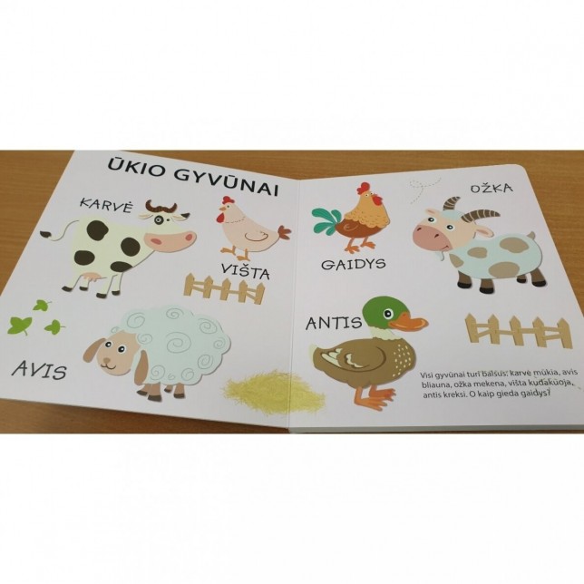 Knygutė "Mažieji žingsneliai. Gyvūnai"