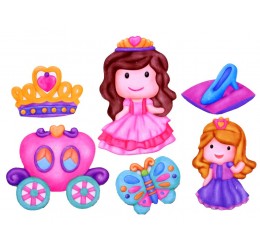 Kūrybinis magnetukų gamybos rinkinys "Princesės"