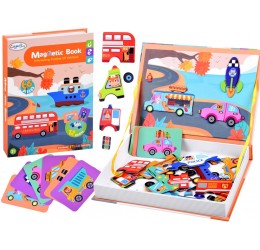 Magnetinis žaidimas - dėlionė "Transportas"