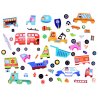 Magnetinis žaidimas - dėlionė "Transportas"
