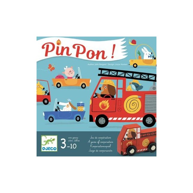 Komandinis žaidimas "Pin Pon!"