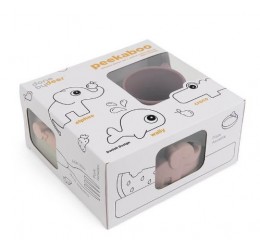 Vaikiškas stalo indų rinkinys "Peekaboo Powder"