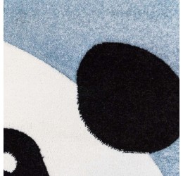 Melsvas kilimas "Didelė panda"