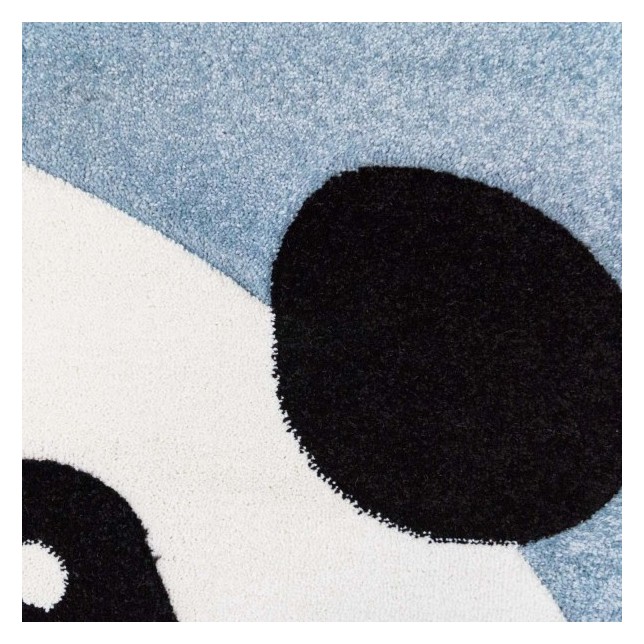 Melsvas kilimas "Didelė panda"