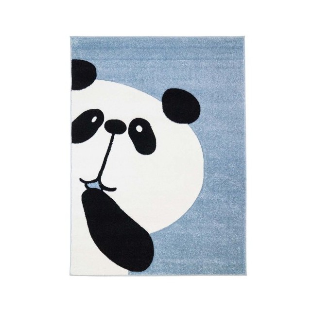 Melsvas kilimas "Didelė panda"