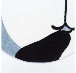 Melsvas kilimas "Didelė panda"