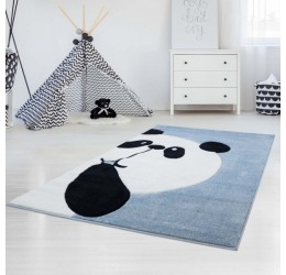 Melsvas kilimas "Didelė panda"