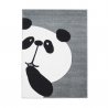 Pilkas kilimas "Didelė panda"
