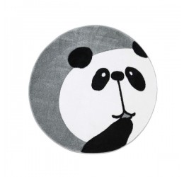 Pilkas kilimas "Didelė panda"