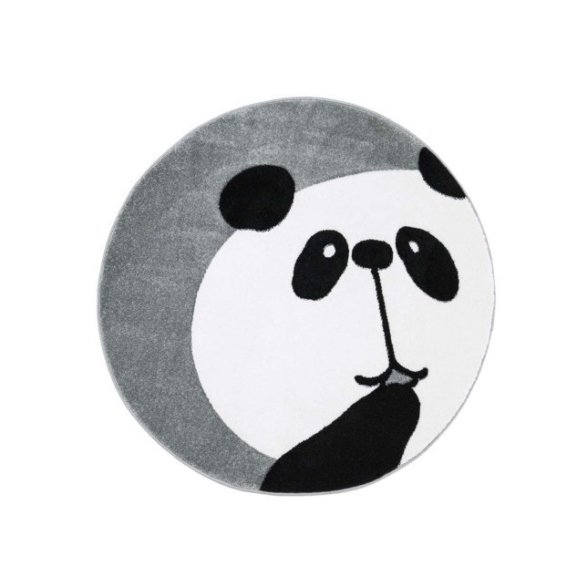 Pilkas kilimas "Didelė panda"