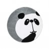 Pilkas kilimas "Didelė panda"
