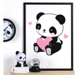 Plakatas "Pandutė ir širdelė"