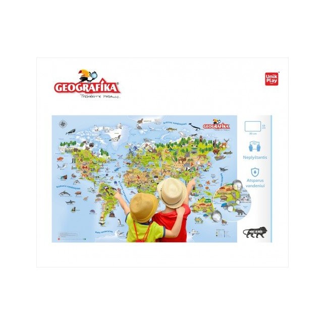 Edukacinis stalo žaidimas "Geografika"