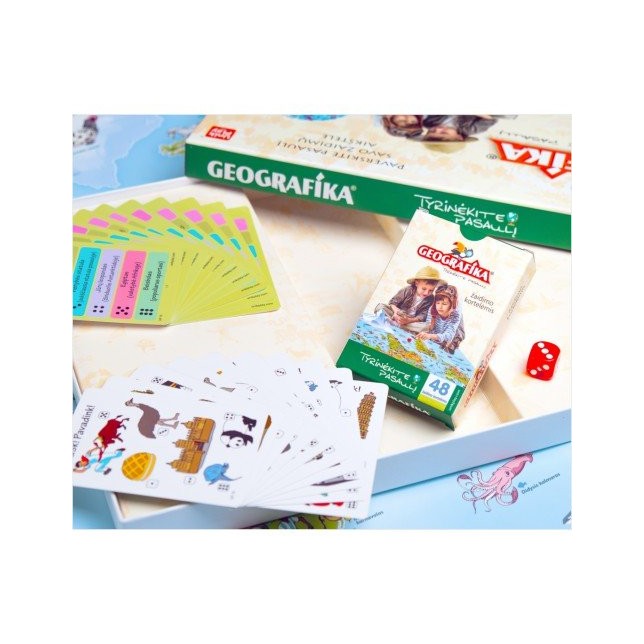 Edukacinis stalo žaidimas "Geografika"