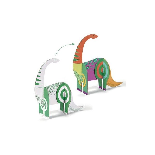 Kūrybinis rinkinys iš kartono "Dinozaurai"