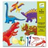 Djeco rinkinys lėlės marionetes "Dinozaurai"