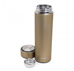 Aukso spalvos Kiro termogertuvė su vakuumine izoliacija 500 ml