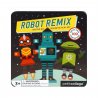 Petit Collage magnetukų žaidimas "Robotai"