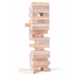 Natūralios medinės kaladėlės - Jenga  "Tonny"