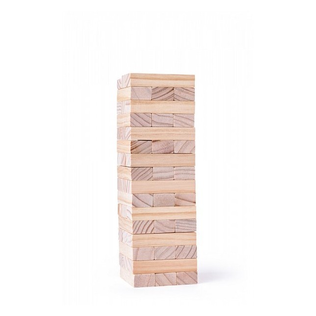Natūralios medinės kaladėlės - Jenga  "Tonny"