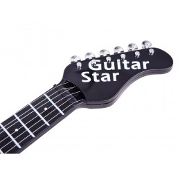 Vaikiška vėliavos dizaino elektrinė gitara su ausinėmis