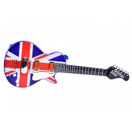 Vaikiška vėliavos dizaino elektrinė gitara su ausinėmis