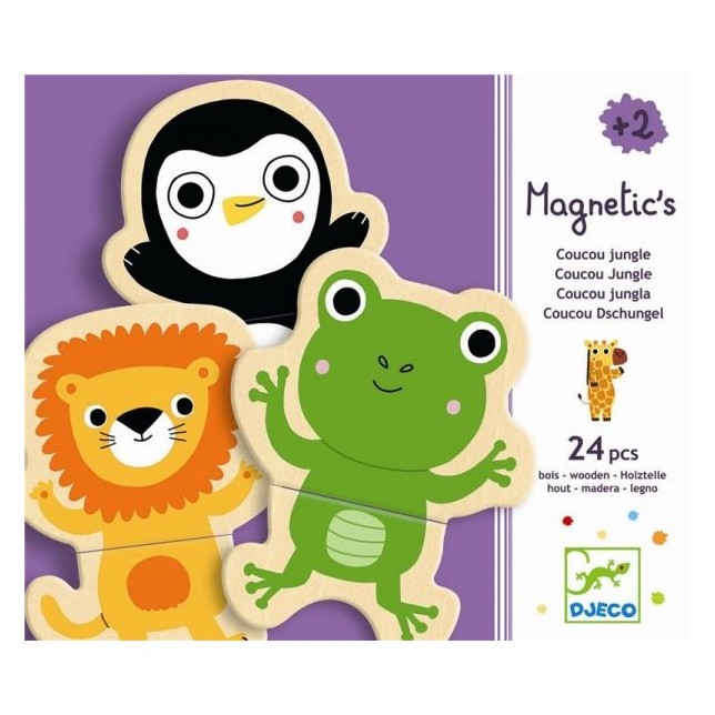 Djeco magnetiniai gyvūnai "Coucou Jungle"