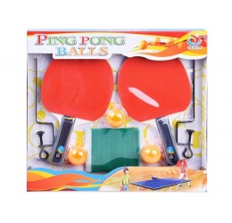 Stalo teniso rinkinys (tinklas + kamuoliukai)
