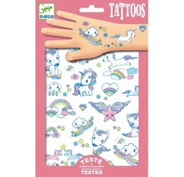 Djeco Laikinos tatuiruotės "Vienaragis"